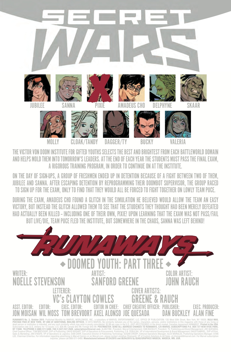 Illustration for article titled Exclusive Marvel preview: Doom’s teen fugitives hit the Wild West in Runaways #3